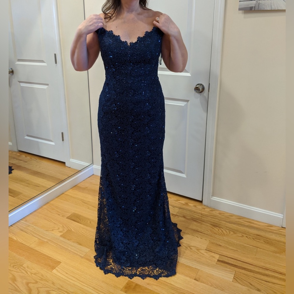 Montage By Mon Cheri Purple Amethyst Gown Size 12